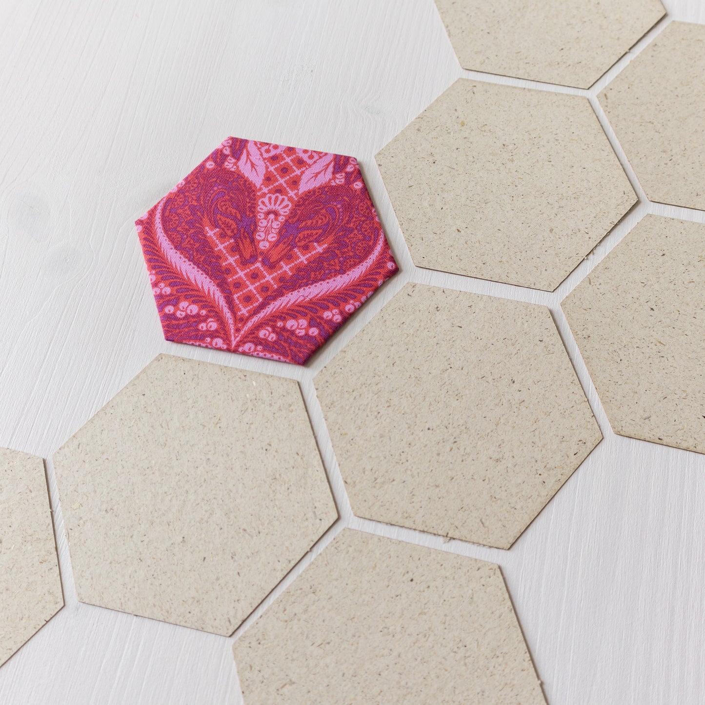 2"-Hexagon-Papierschablonen