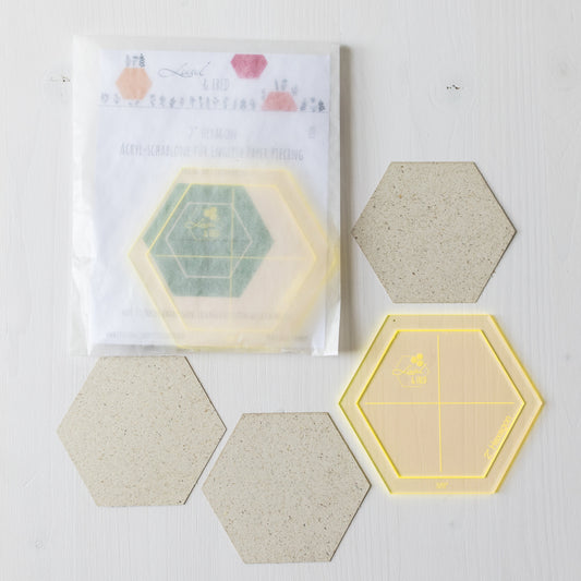 2"-Hexagon-Acrylschablone